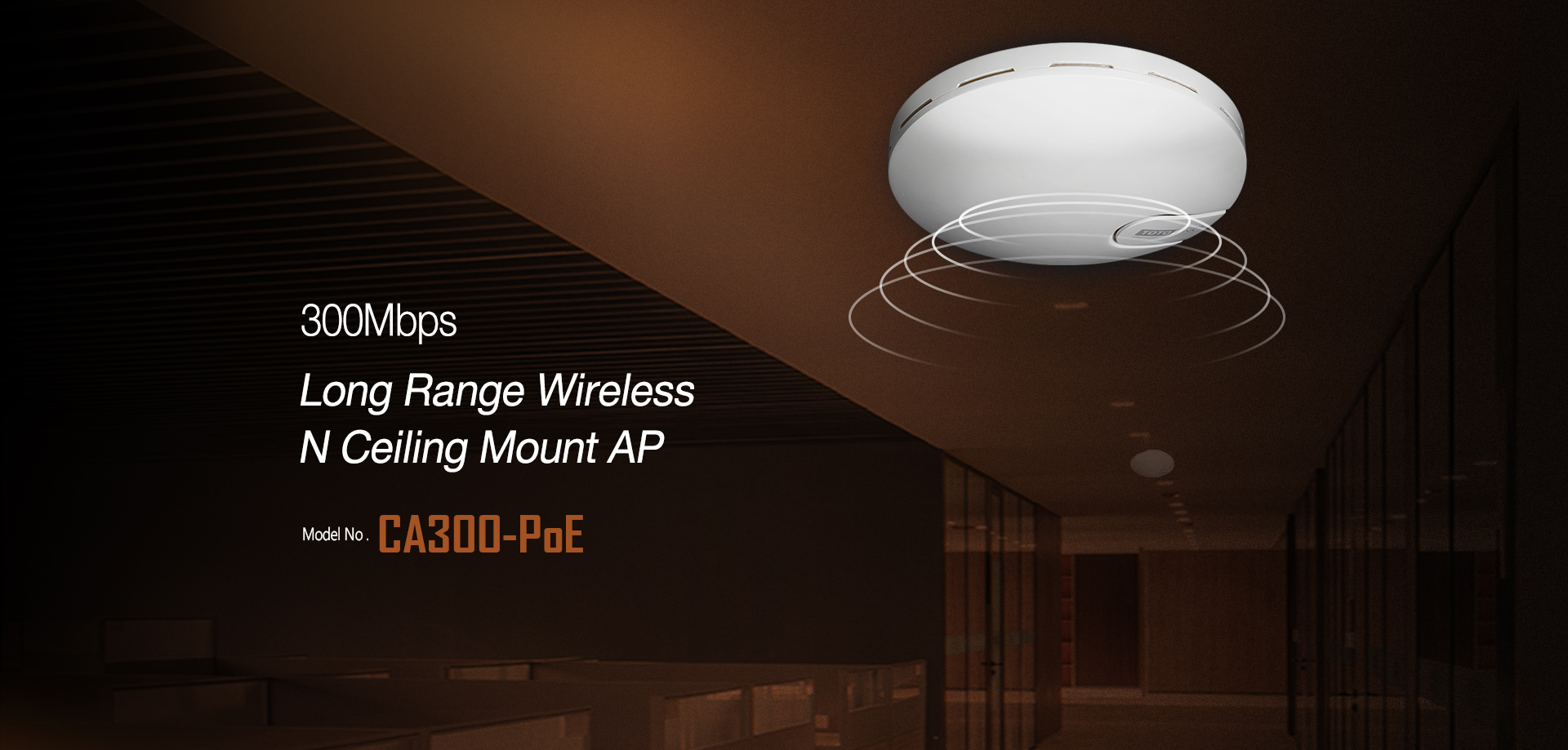 CA300-PoE-300Mbps-Long-Range-Wireless-N-Ceiling-Mount-Ap