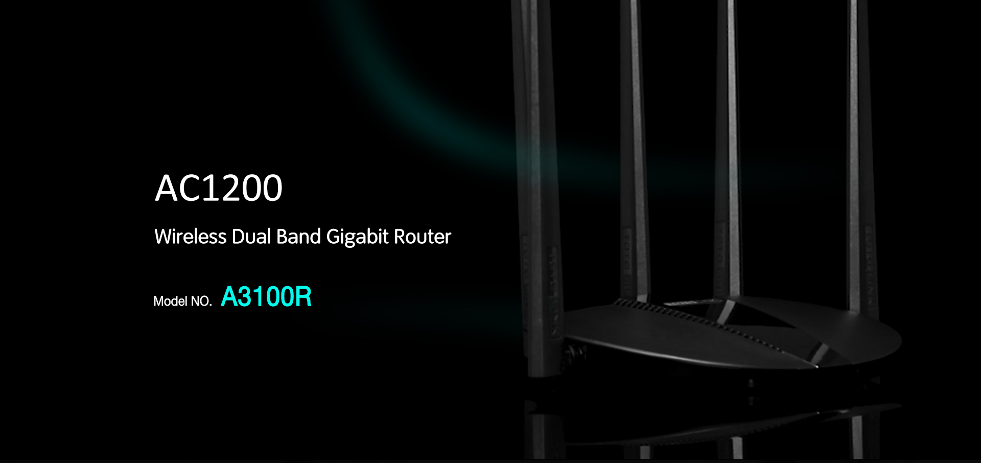 A3100R-AC1200 Wireless Dual Band Gigabit Router