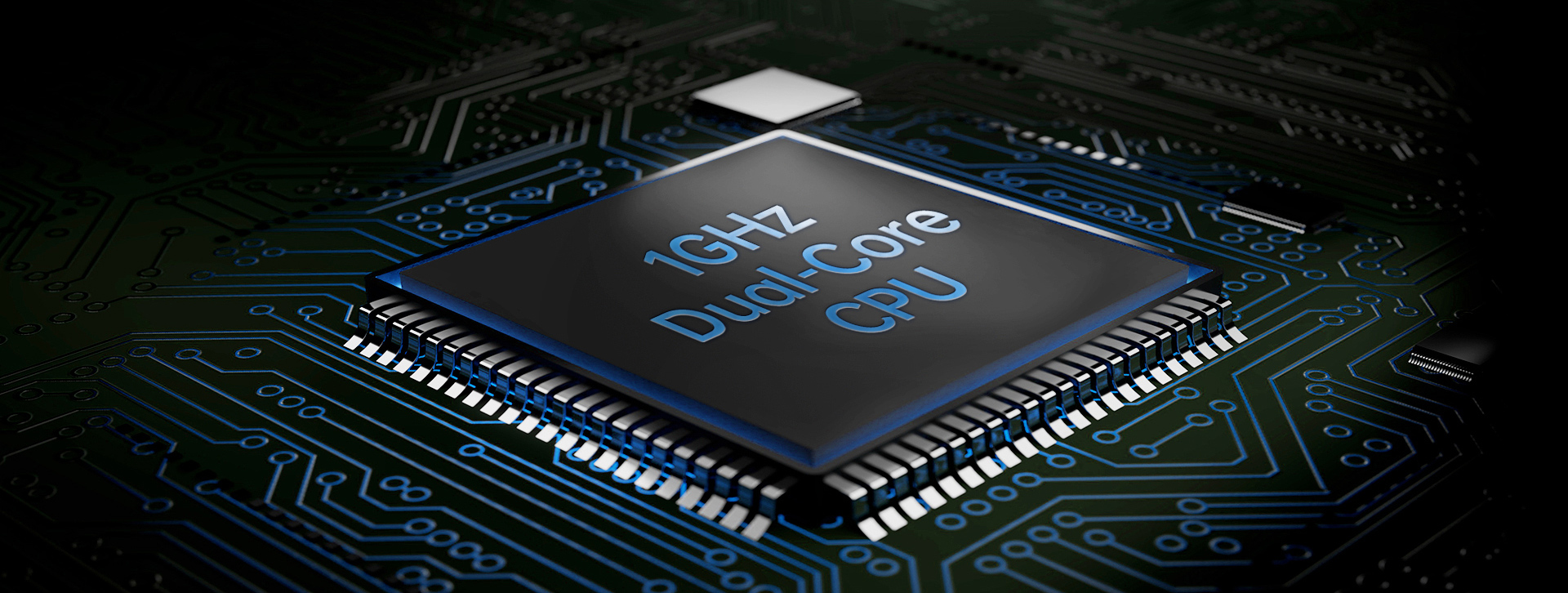 1GHz Dual-Core CPU for Powerful Processing  