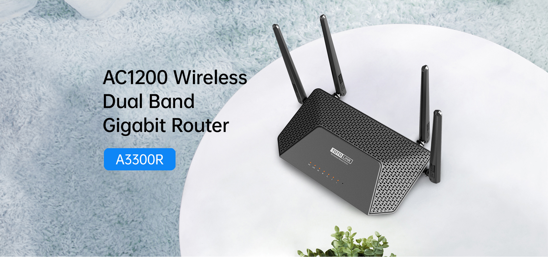 A3300R AC1200 Wireless Dual Band Gigabit Router