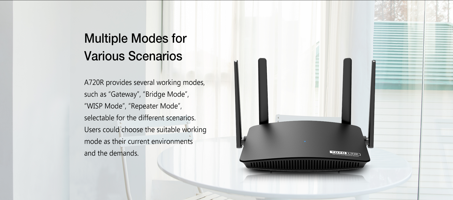 Multiple Modes for various scenarios