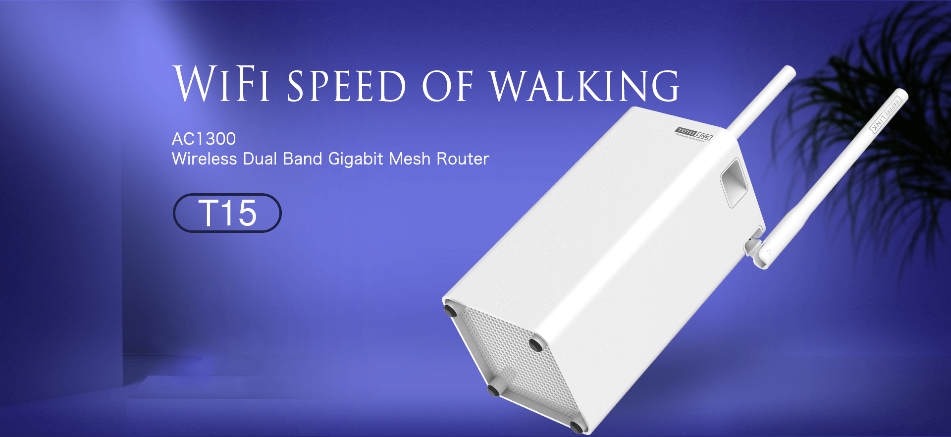 T15 AC1300 Wireless Dual Band Gigabit Mesh Router