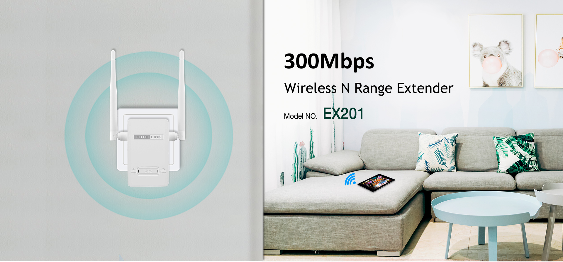  EX201-300Mbps-Wireless-N-Range-Extender 