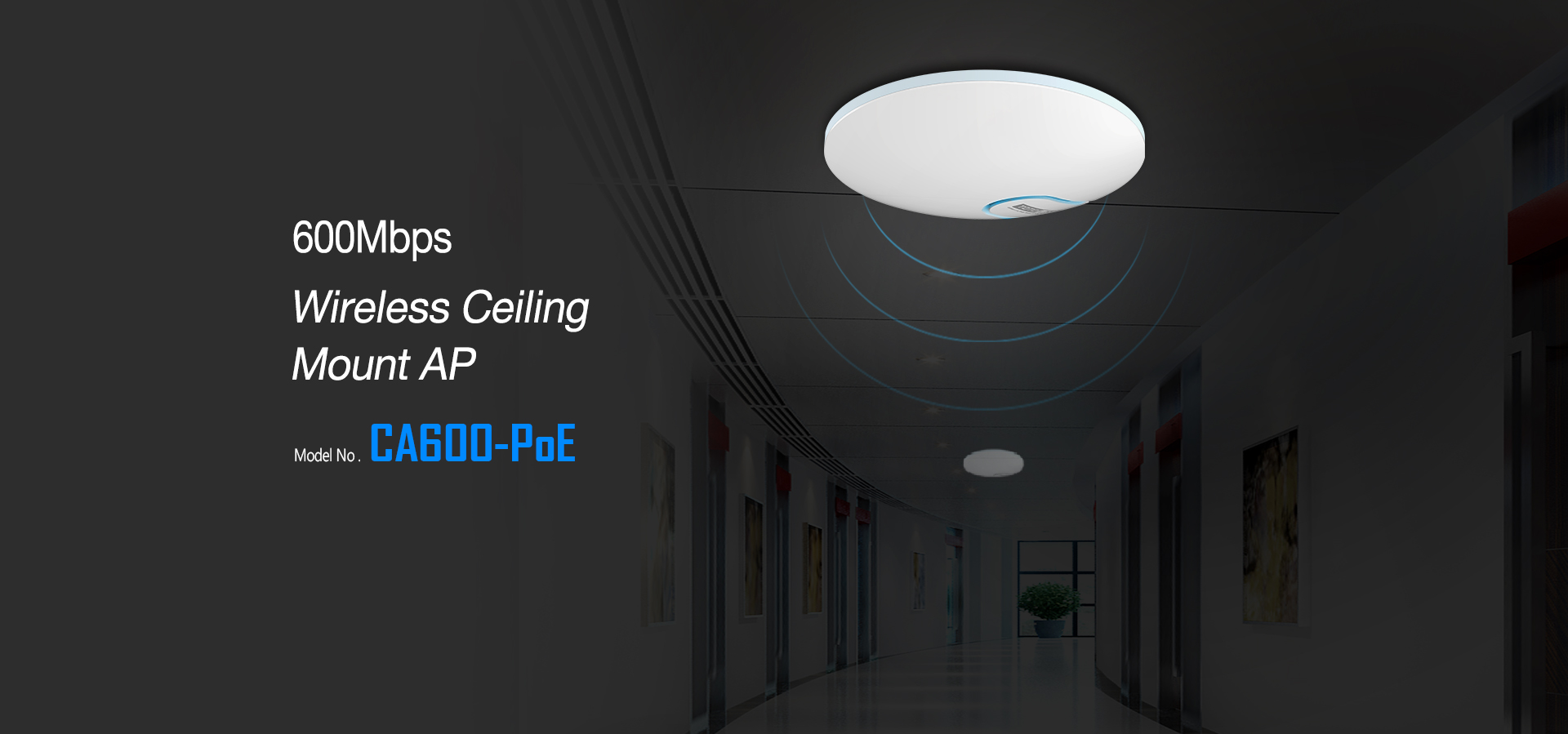 CA600-PoE-600Mbps-Wireless-Ceiling-Mount-Ap