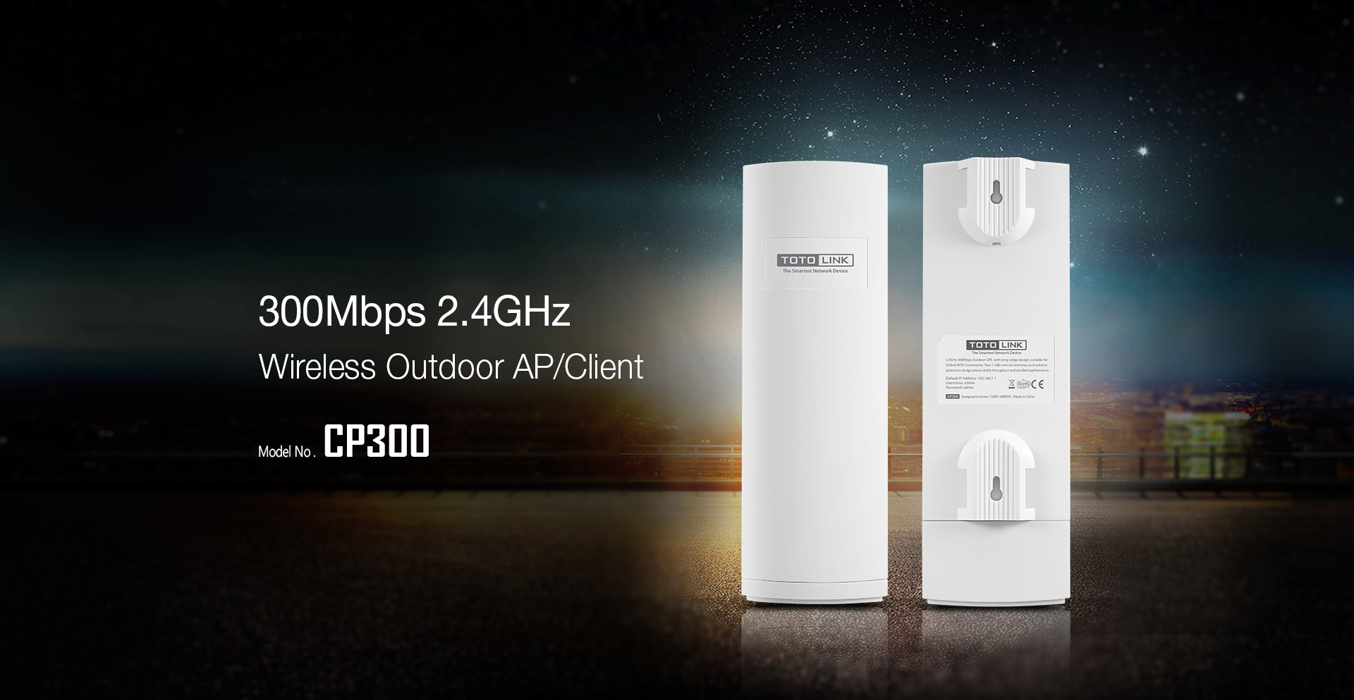 CP300-300Mbps-2-4GHz-Wireless-N-outdoor-Ap-client