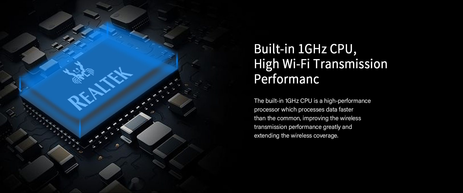 high Wi-Fi transmission performance 