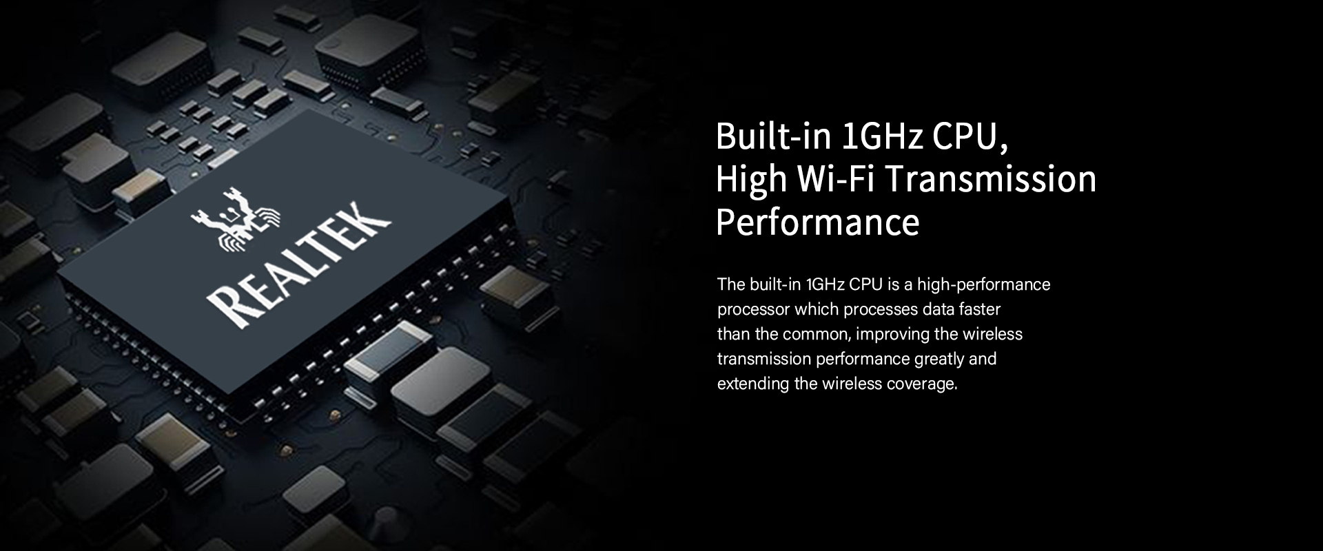 high wi-fi transmission performance