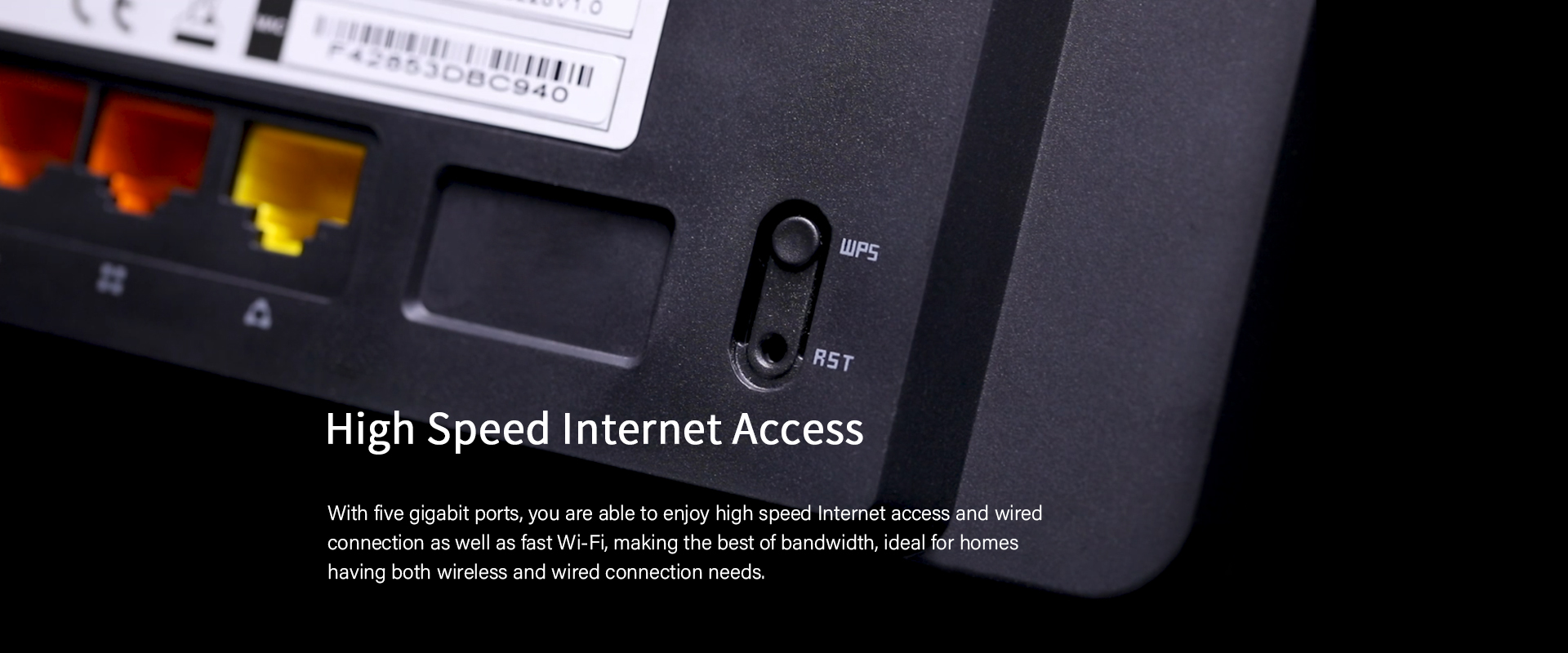 high speed internet access