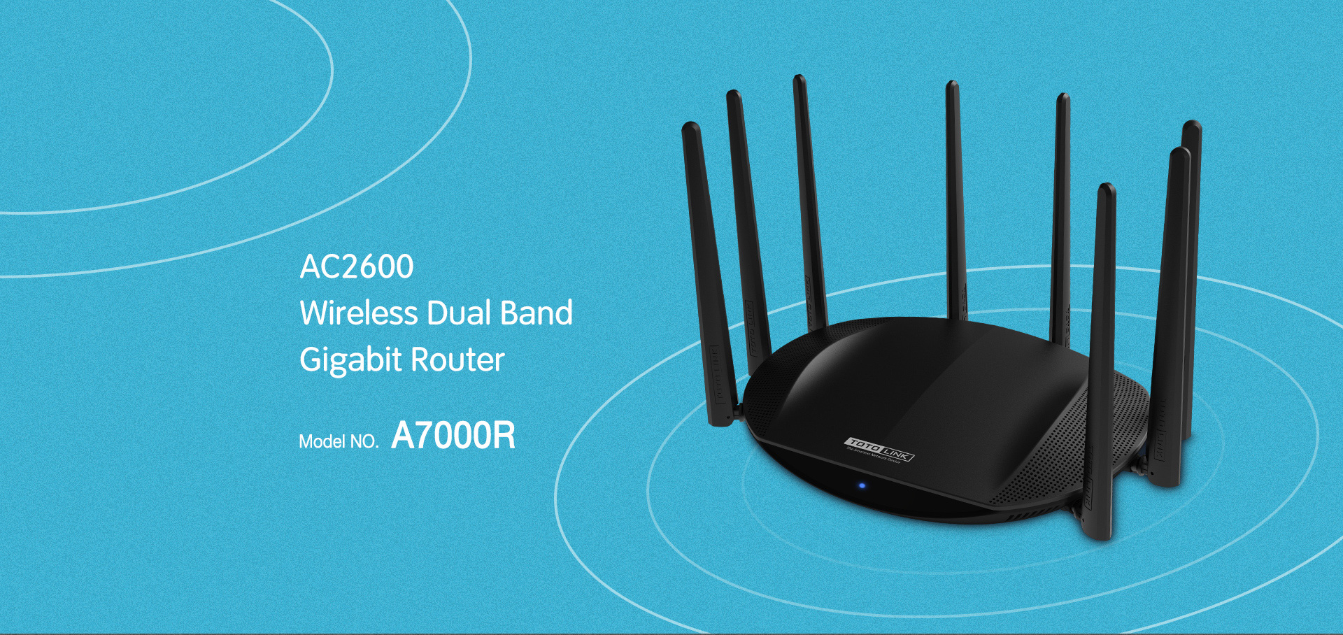 A7000R-AC2600 Wireless Dual Band Gigabit Router