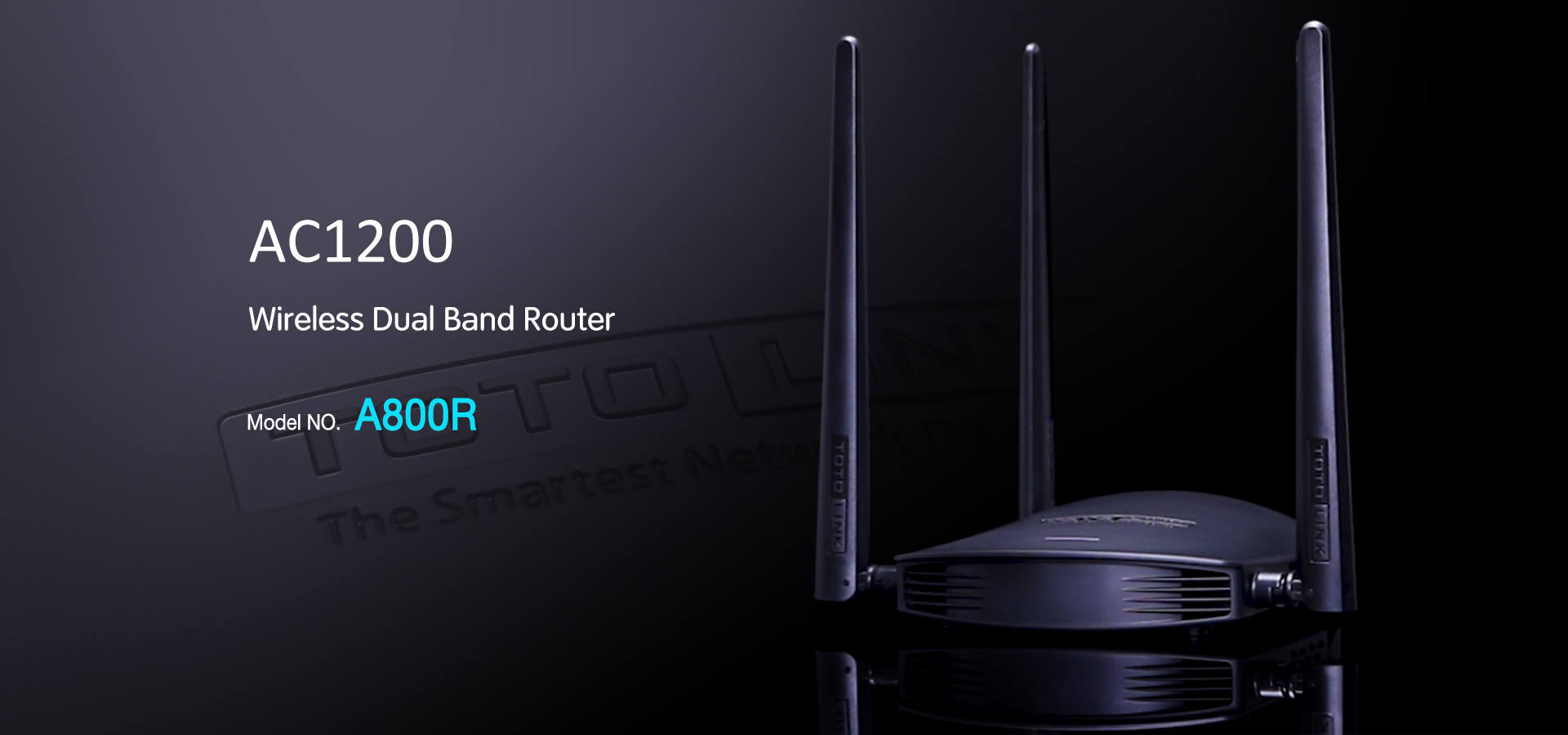 A800R AC1200 Wireless Dual Band Router