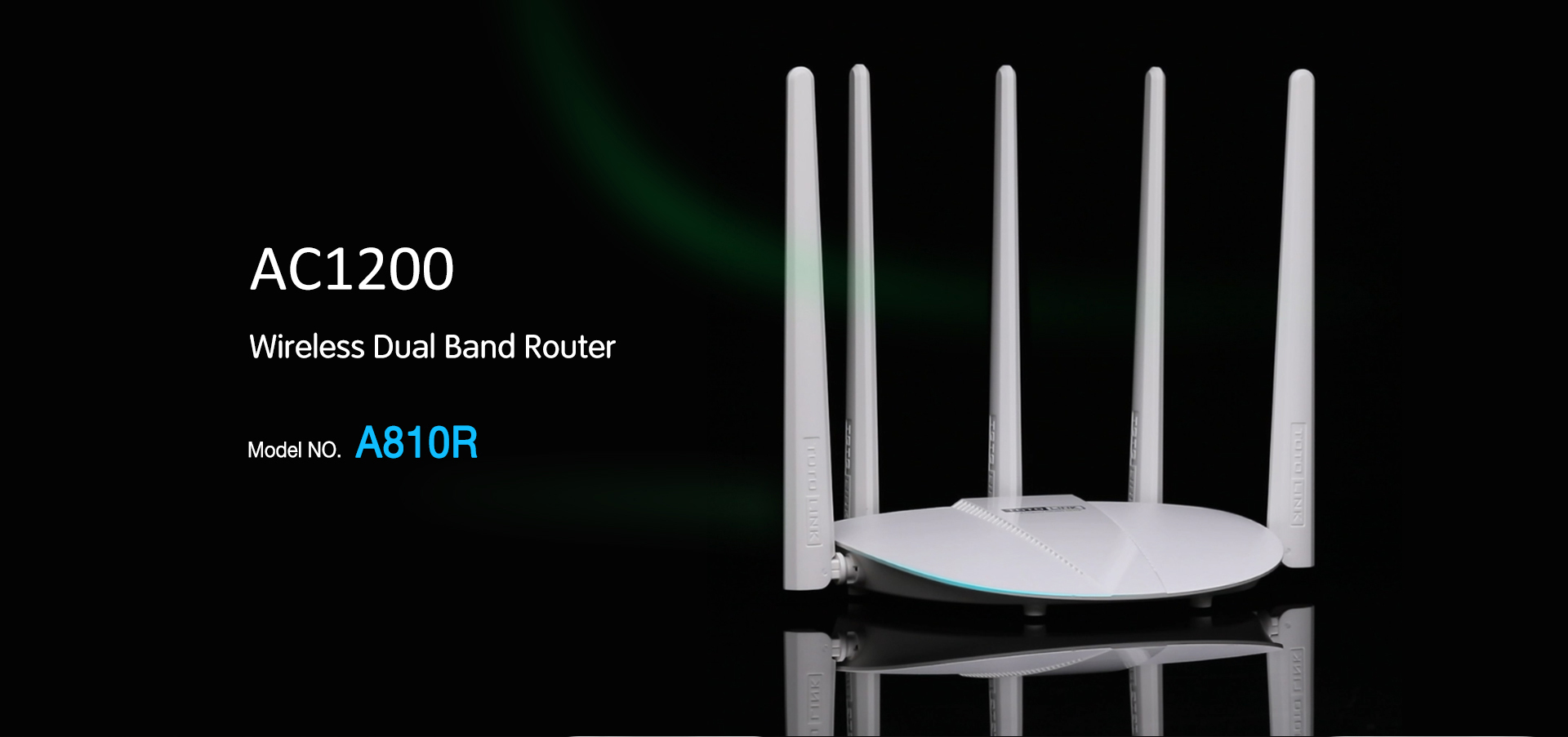 A810R-AC1200 Wireless Dual Band Gigabit Router