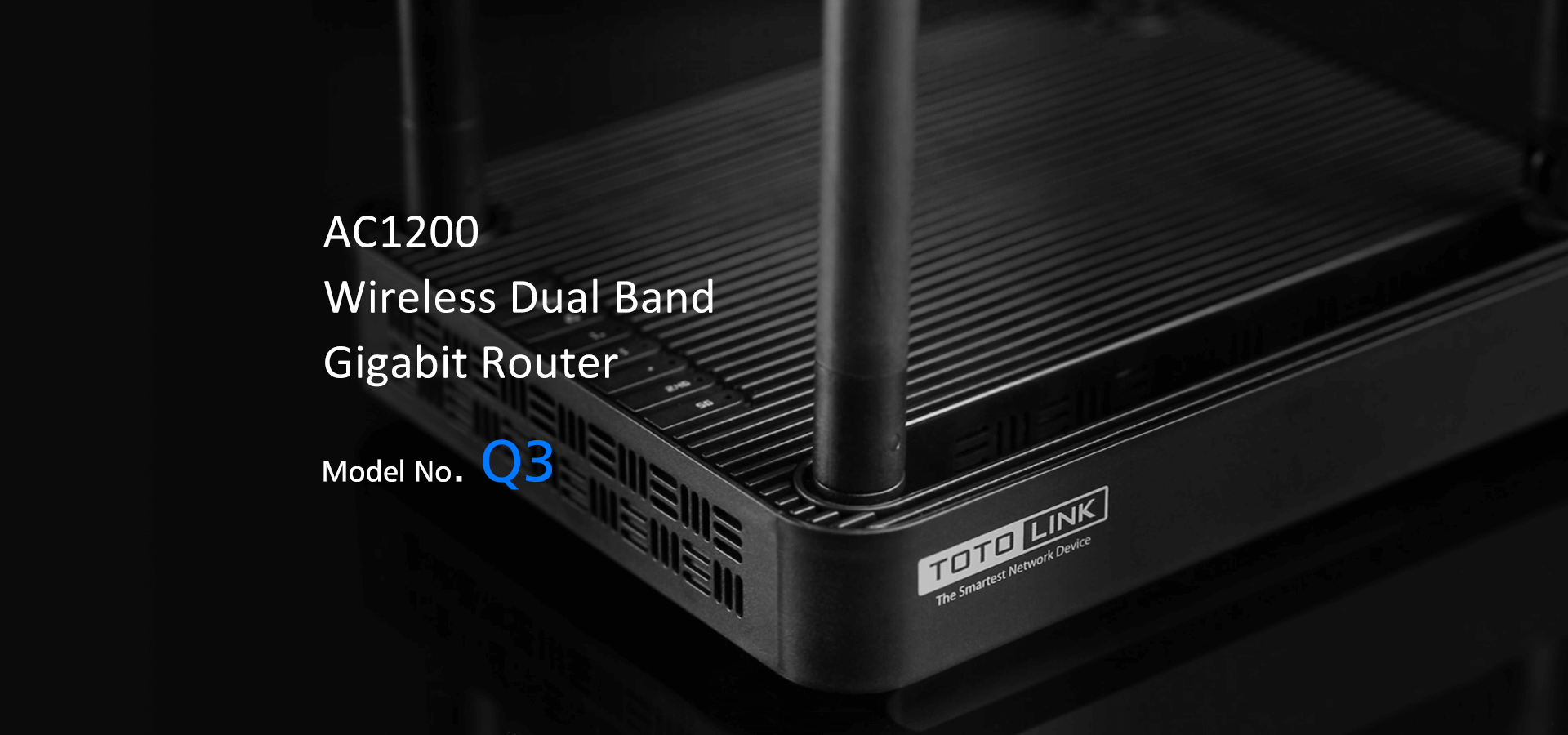 Q3-AC1200 Wireless Dual Band Gigabit Router