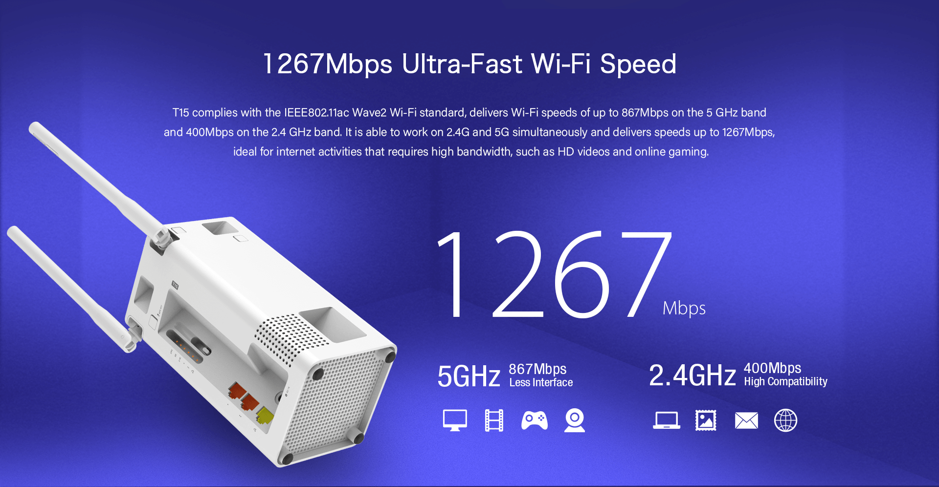 ultra fast  speed Wi-Fi