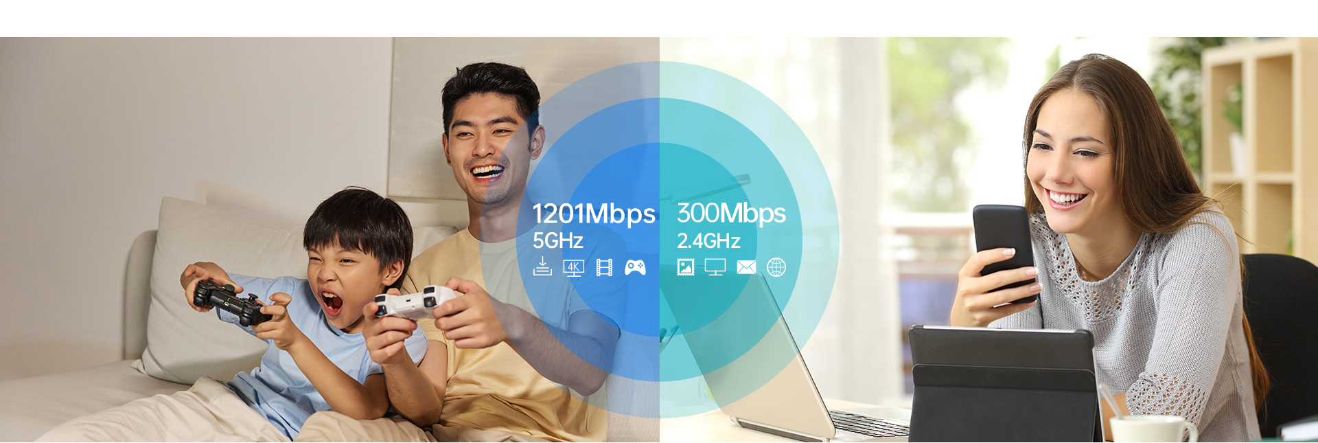 1501Mbps Ultra-Fast Wi-Fi