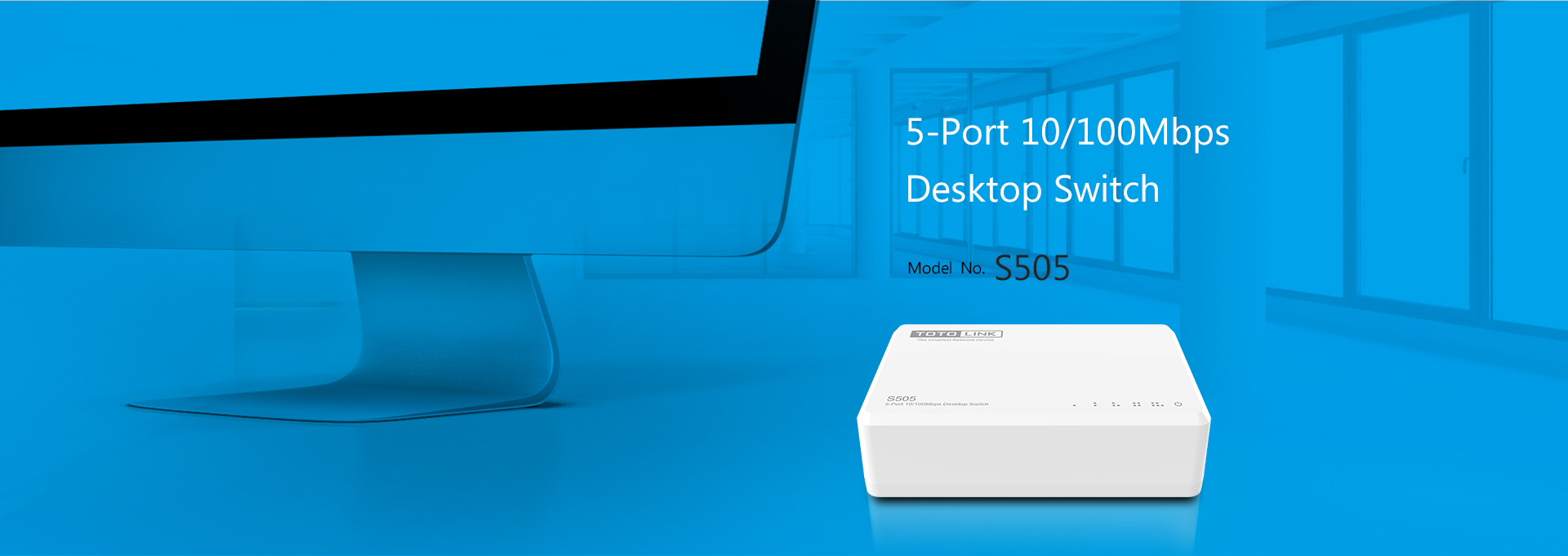  S505-5-Port-10/100Mbps-Desktop-switch 