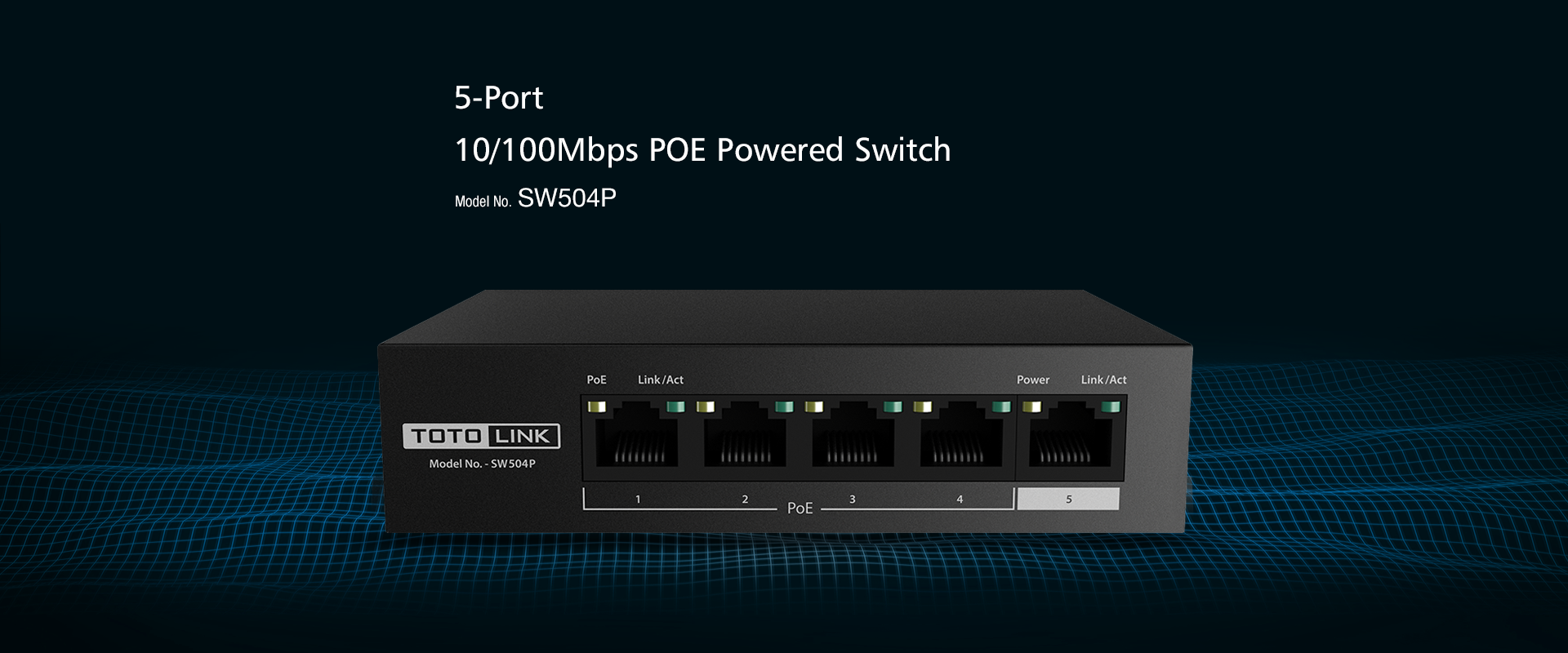 SW504P-5-Port-10-100Mbps-PoE-Powered-switch